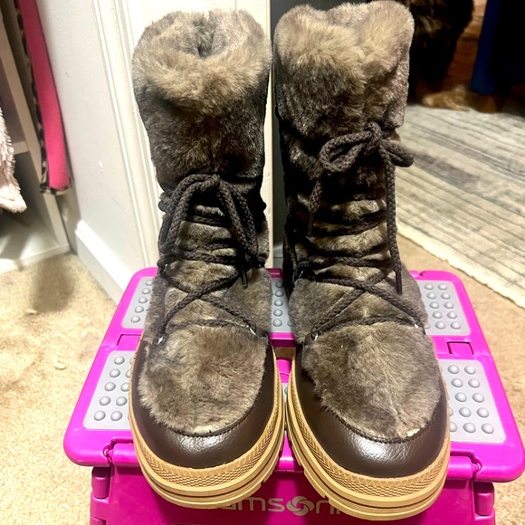 Steve Madden Dione tan multi boot - Picture 2 of 4